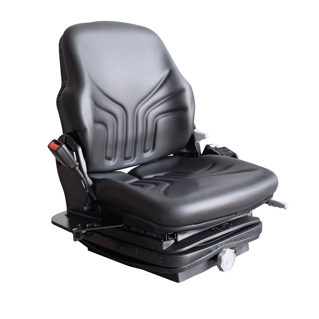 Sedile Grammer MSG85 721 per Linde con schienale reclinabile con cintura