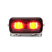 Faro sicurezza laterale rosso 10-80v led