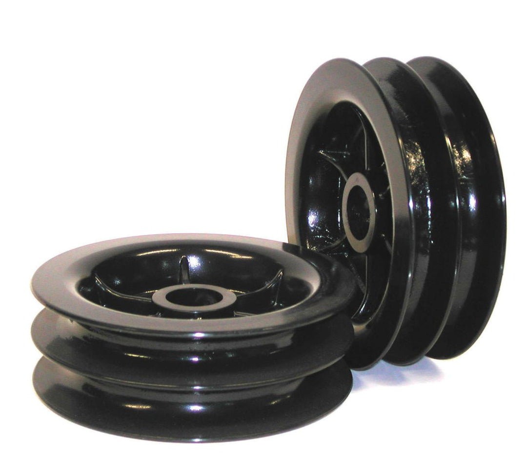 Puleggia 2 gole d.140 f.25