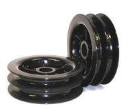 Puleggia 2 gole d.140 f.25